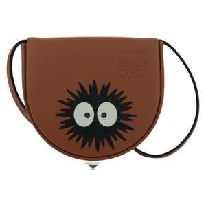 Loewe Ghibli's My Neighbor Totoro Soot Sprites Heel Pouch Mini Brown